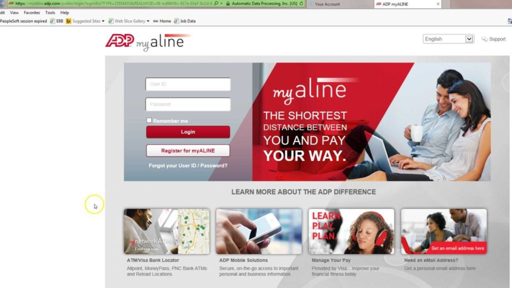 Using Adp Aline Here S How To Enroll For Direct Deposits Mycard Adp Com Adp Aline Card Login Help Card Activation